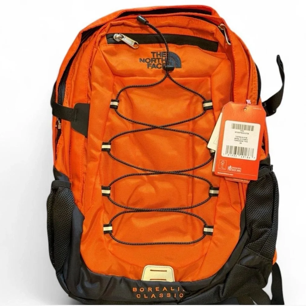 The North Face Japan Limited Edition Orange Borealis Classic Backpack (NWT)